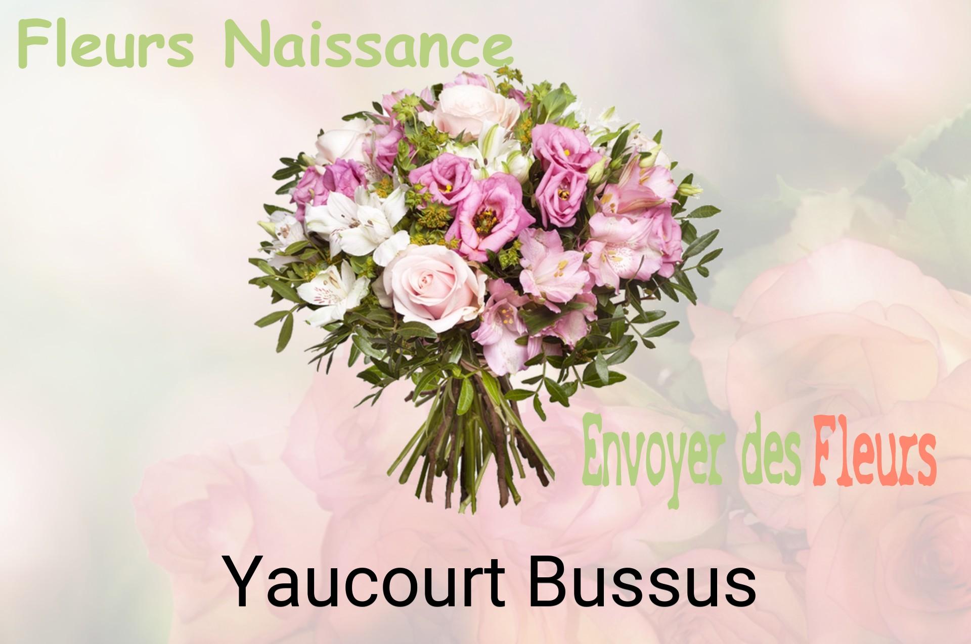 Bouquet de fleurs de naissance livré à Yaucourt-Bussus